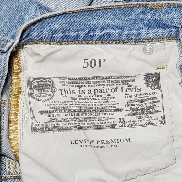 Levi’s 501 denim shorts, size 26 - Picture 9 of 12